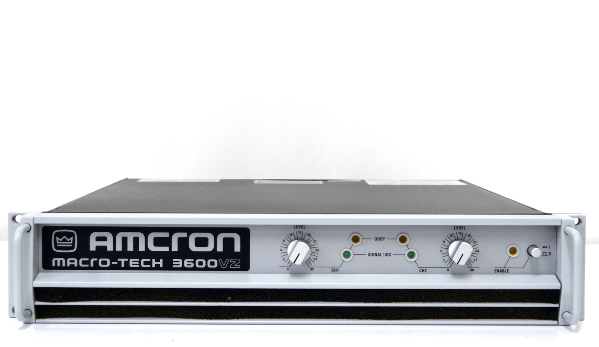 AMCRON MACRO-TECH 3600VZ アムクロンパワーアンプ ②-
