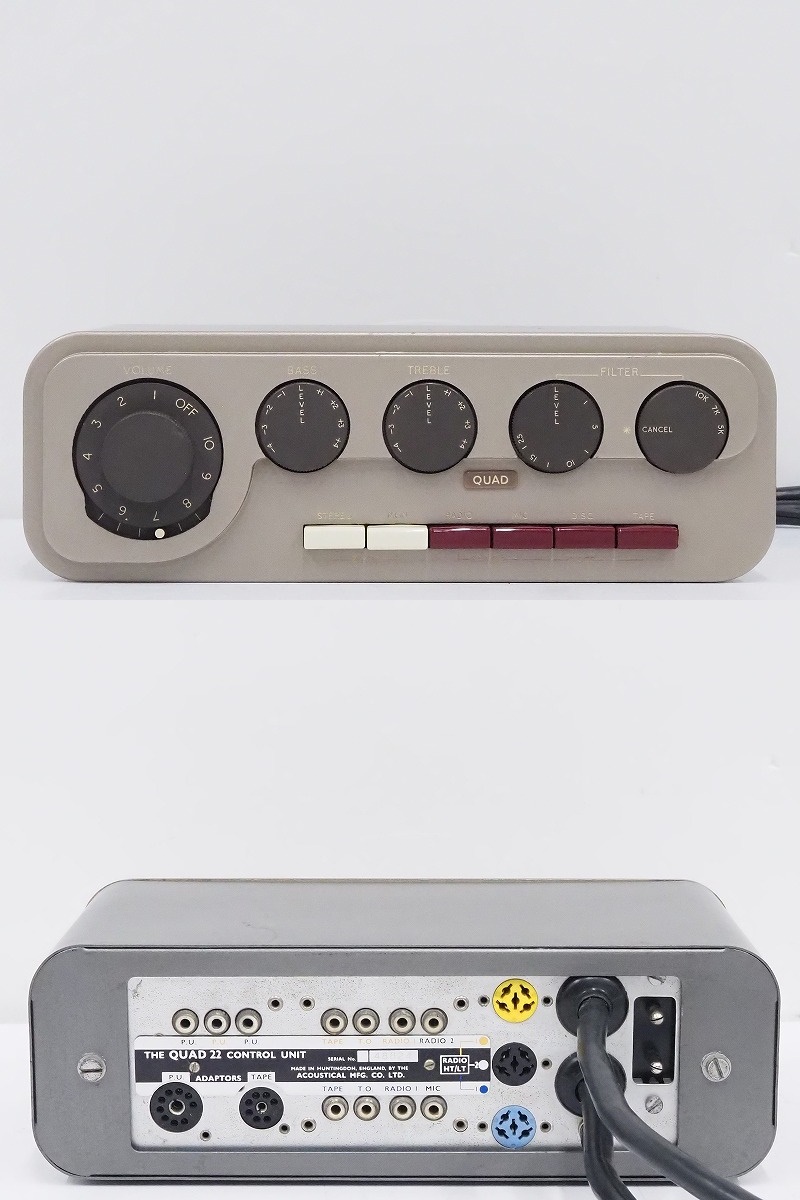 QUAD QUADII AMPLIFIER/22 真空管 モノラルパワーアンプペア QUAD2 