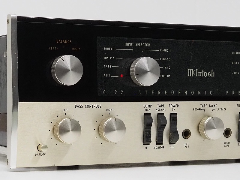 マッキントッシュ McIntosh C-33 質素 junk プリアンプ