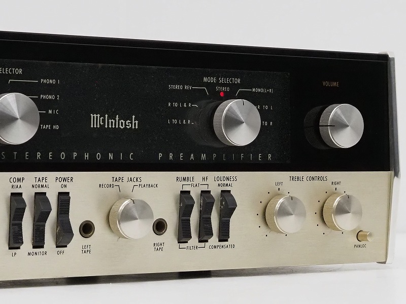McIntosh C22 オリジナル 真空管 プリアンプ Black Beauty搭載 ECC 83 