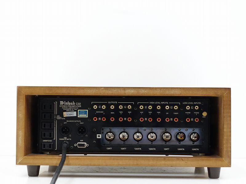 マッキントッシュ プリアンプ 木枠