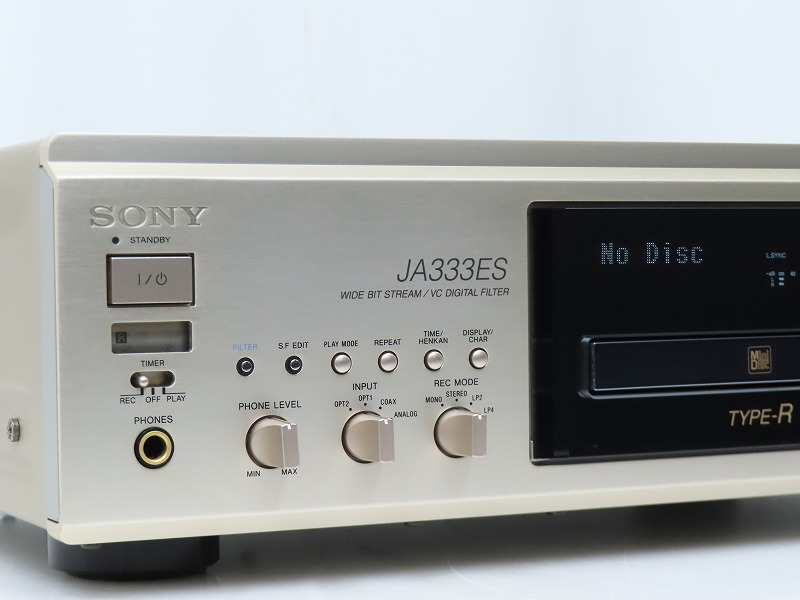 SONY MDS-JA333ES MDデッキ